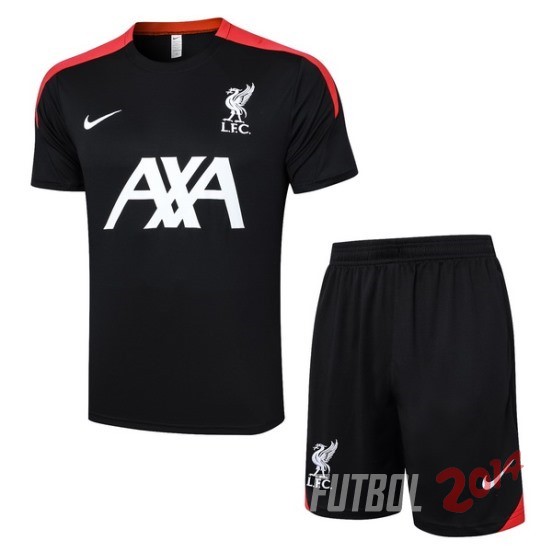 Entrenamiento Conjunto Completo Liverpool 2024/2025 Negro Blanco