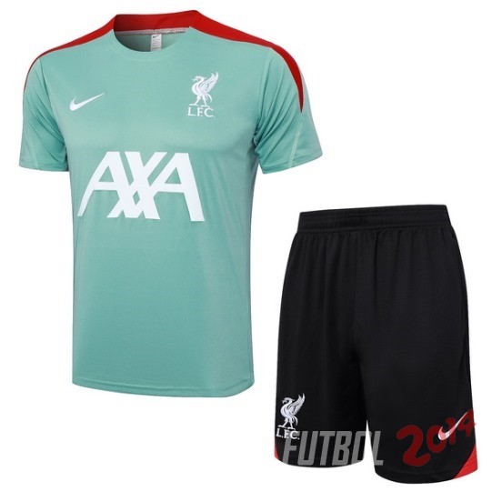 Entrenamiento Conjunto Completo Liverpool 2024/2025 Verde Negro