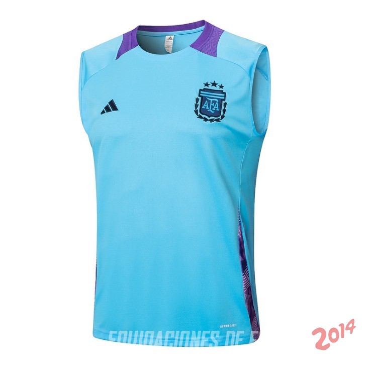 Entrenamiento Sin Mangas Argentina 2024 Azul Purpura
