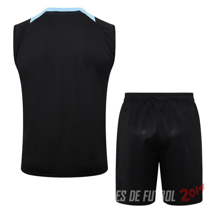 Entrenamiento Sin Mangas Conjunto Completo Argentina 2024 Negro Azul