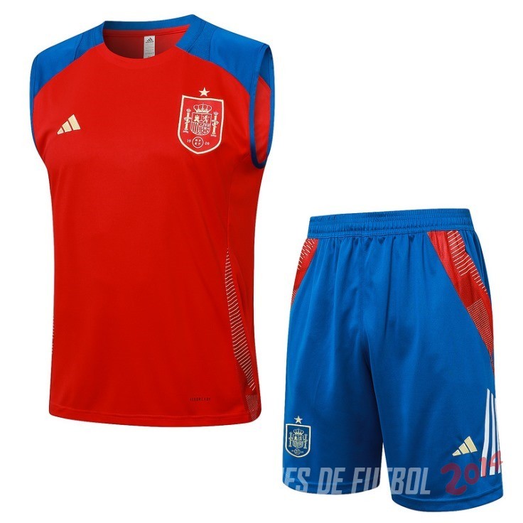 Entrenamiento Sin Mangas Conjunto Completo Argentina 2024 Rojo Azul