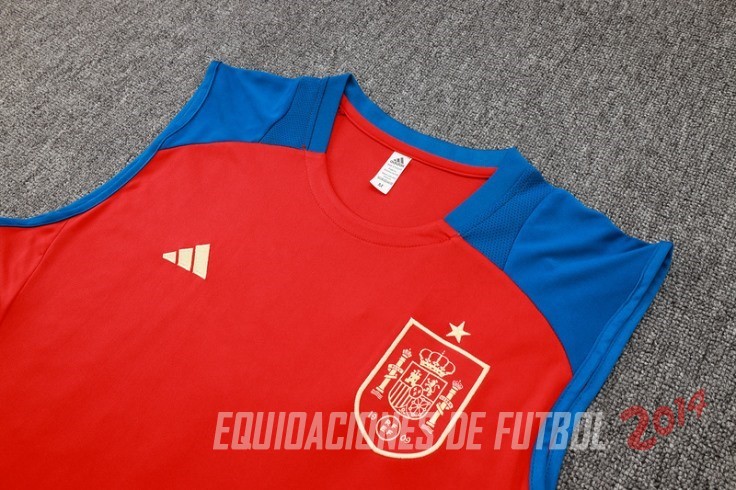 Entrenamiento Sin Mangas Conjunto Completo Argentina 2024 Rojo Azul