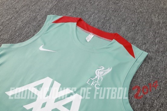 Entrenamiento Sin Mangas Conjunto Completo Liverpool 2024/2025 Verde Negro