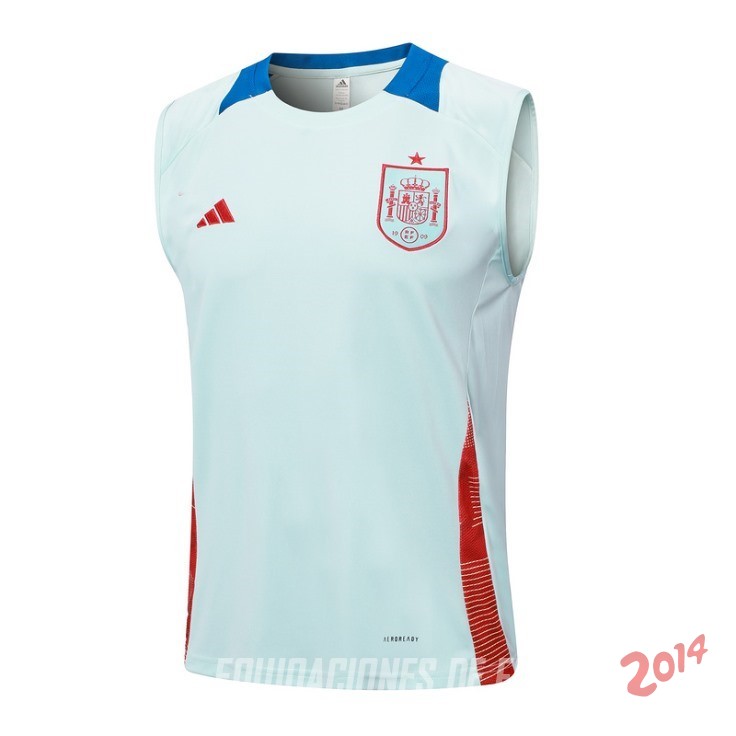Entrenamiento Sin Mangas Espana 2024 Azul