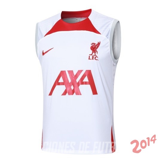 Entrenamiento Sin Mangas Liverpool 2024/2025 Blanco Rojo