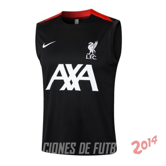 Entrenamiento Sin Mangas Liverpool 2024/2025 Negro Blanco