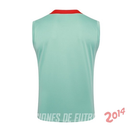 Entrenamiento Sin Mangas Liverpool 2024/2025 Verde Blanco