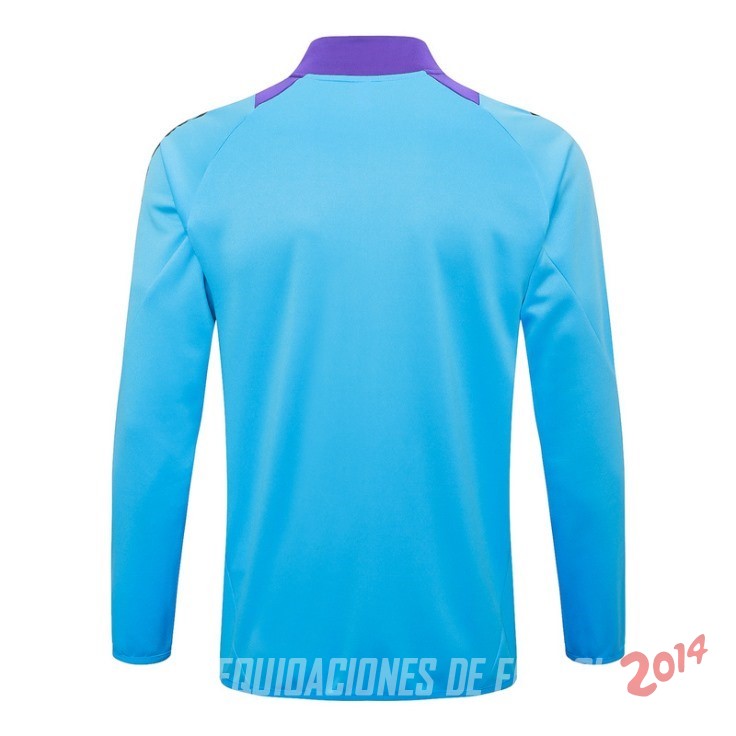 Ropa Deportiva Con Cremallera Larga Argentina 2024 Azul Purpura