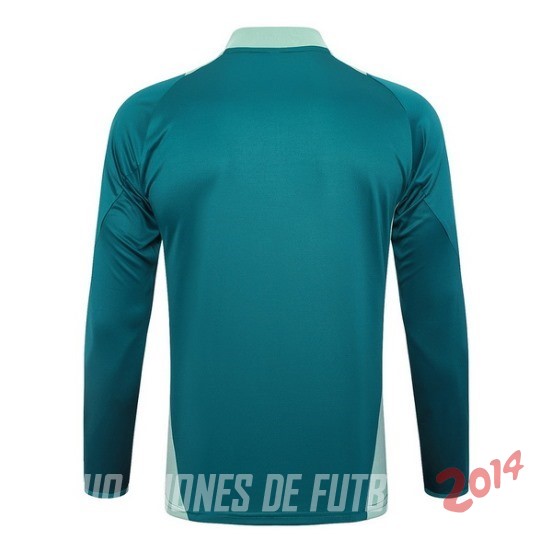 Ropa Deportiva Con Cremallera Larga Italia 2024 Verde