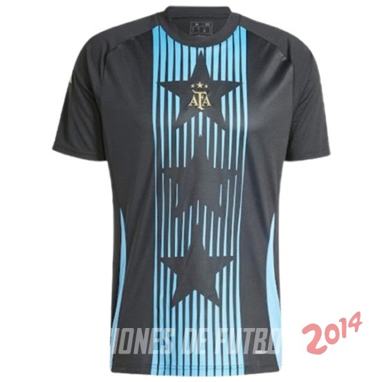 Tailandia Camiseta Del Argentina Especial 2024 Negro Azul