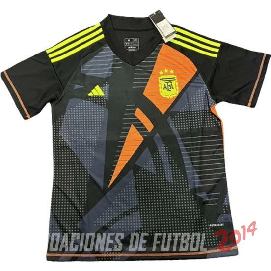 Tailandia Camiseta Del Argentina Portero 2024 Negro