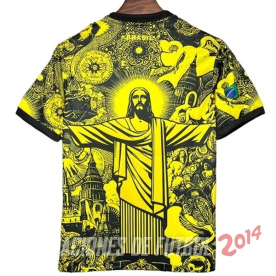 Tailandia Camiseta Del Brasil Especial 2024 Amarillo