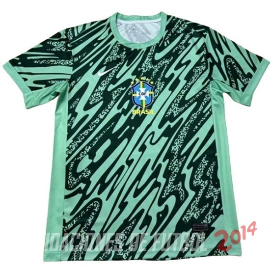 Tailandia Camiseta Del Brasil Portero 2024 Verde