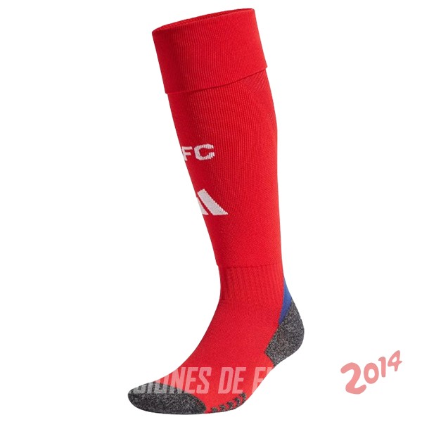 Calcetines Ninos Arsenal Primera 2024/2025 Rojo