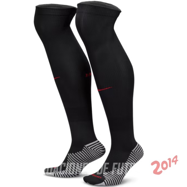 Calcetines Ninos Barcelona Segunda 2024/2025 Negro