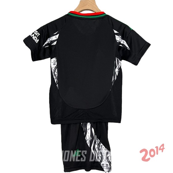 Camiseta Del Conjunto Completo Arsenal Ninos Segunda 2024/2025 Negro