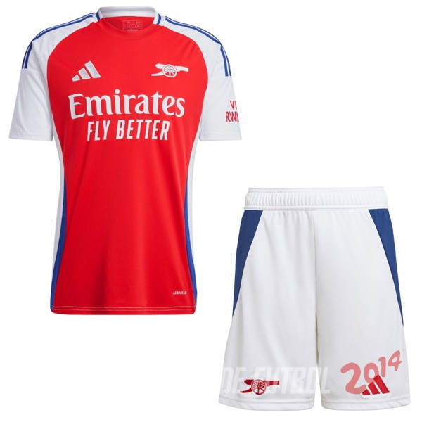 Camiseta Del Conjunto Completo Hombre Arsenal Primera 2024/2025