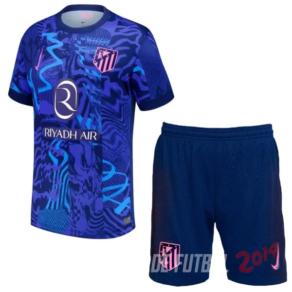 Camiseta Del Conjunto Completo Hombre Atletico Madrid Tercera 2024/2025