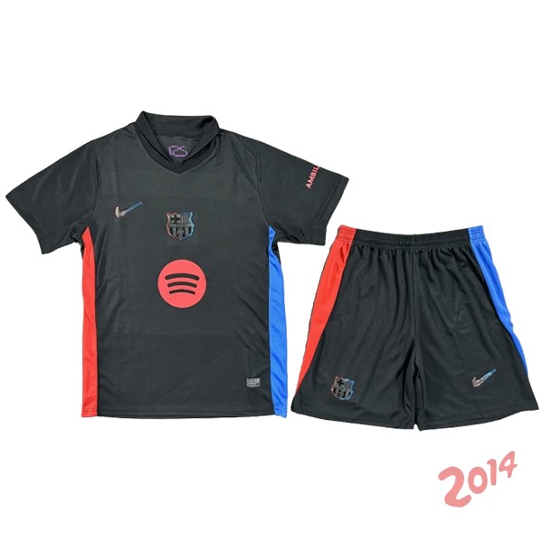 Camiseta Del Conjunto Completo Hombre Barcelona Segunda 2024/2025