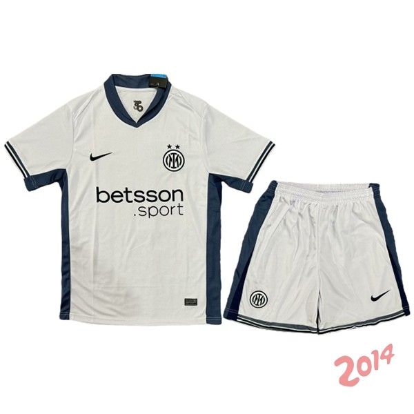Camiseta Del Conjunto Completo Hombre Inter Milan Segunda 2024/2025