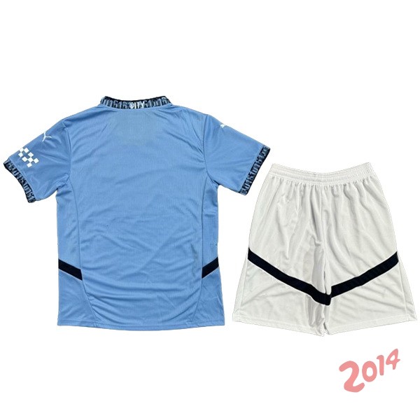 Camiseta Del Conjunto Completo Hombre Manchester City Primera 2024/2025
