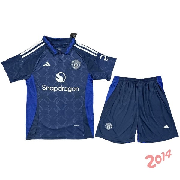 Camiseta Del Conjunto Completo Hombre Manchester United Segunda 2024/2025