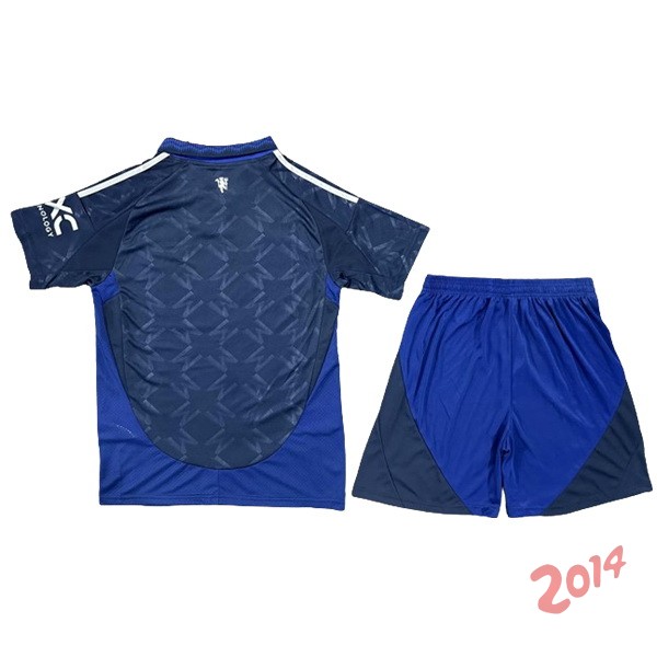 Camiseta Del Conjunto Completo Hombre Manchester United Segunda 2024/2025