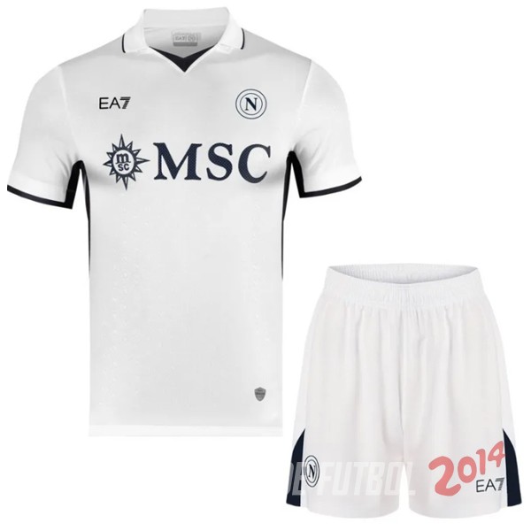 Camiseta Del Conjunto Completo Hombre Napoli Segunda 2024/2025