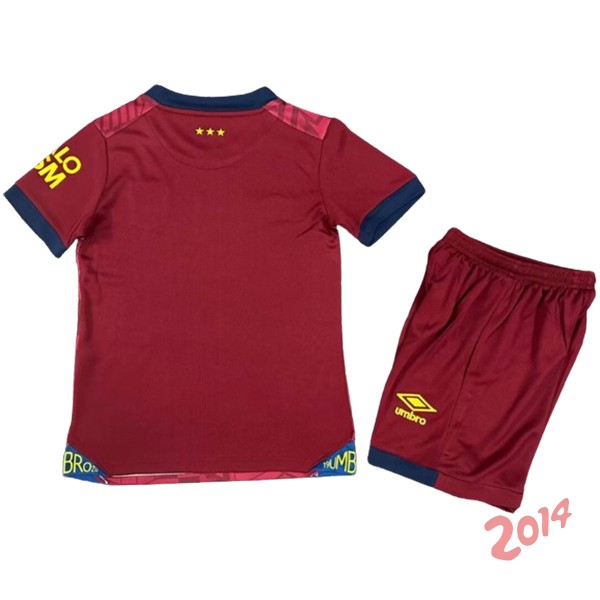 Camiseta Del Conjunto Completo Ipswich Town Ninos Segunda 2024/2025 Rojo