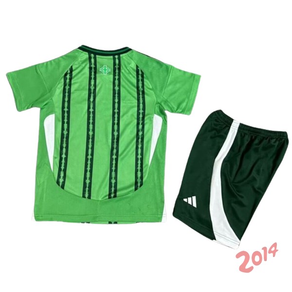 Camiseta Del Conjunto Completo Irlanda Del Norte 2024 Verde