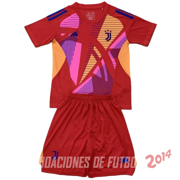 Camiseta Del Conjunto Completo Juventus Ninos Portero 2024/2025 Rojo
