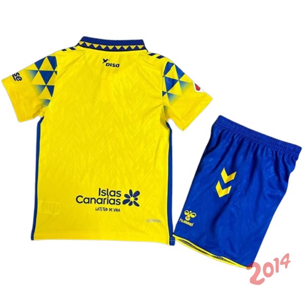 Camiseta Del Conjunto Completo Las Palmas Ninos Primera 2024/2025 Amarillo