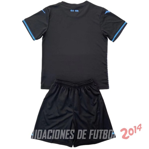 Camiseta Del Conjunto Completo Lazio Ninos Tercera 2024/2025 Negro