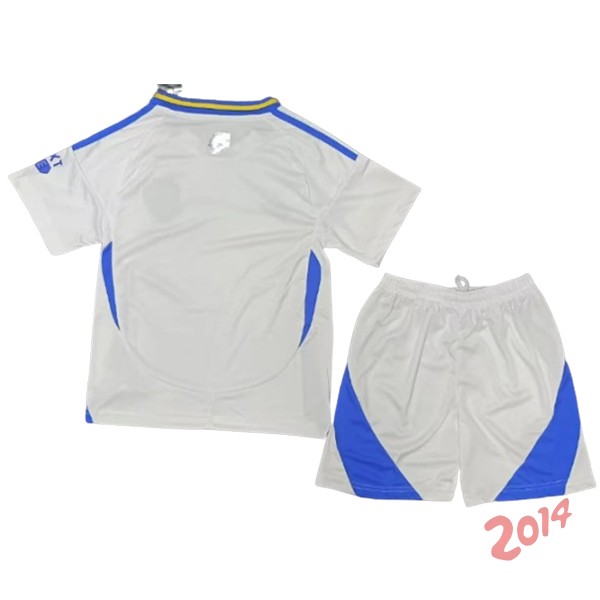 Camiseta Del Conjunto Completo Leeds United Ninos Primera 2024/2025 Blanco