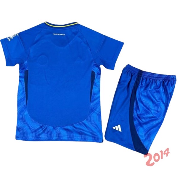 Camiseta Del Conjunto Completo Leicester City Ninos Primera 2024/2025 Azul