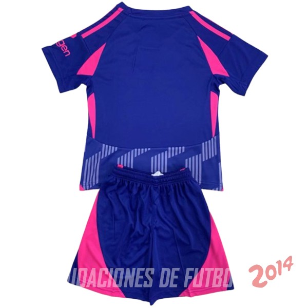 Camiseta Del Conjunto Completo Nottingham Forest Ninos Segunda 2024/2025 Azul