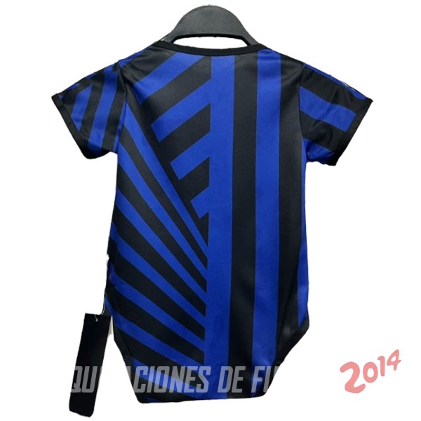 Camiseta Del Conjunto Completo Onesies Inter Milan Ninos Primera 2024/2025 Azul Negro