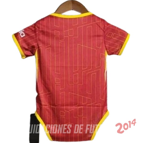Camiseta Del Conjunto Completo Onesies Liverpool Ninos Primera 2024/2025 Rojo
