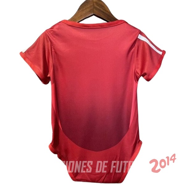 Camiseta Del Conjunto Completo Onesies Manchester United Ninos Primera 2024/2025 Rojo