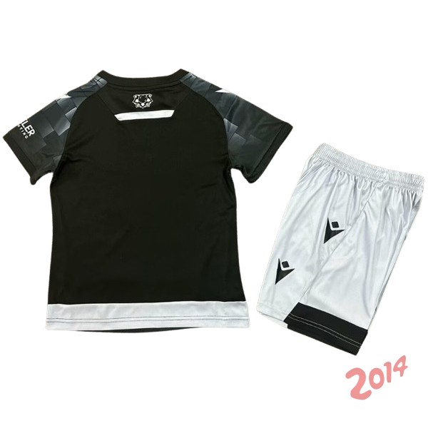 Camiseta Del Conjunto Completo Osasuna Ninos Tercera 2024/2025 Negro