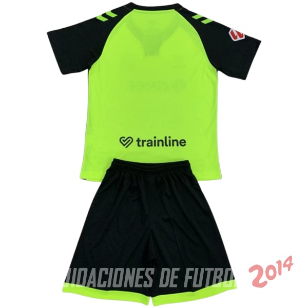 Camiseta Del Conjunto Completo Real Betis Ninos Segunda 2024/2025 Verde