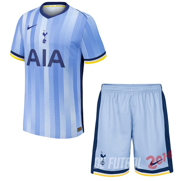 Camiseta Del Conjunto Completo Tottenham Hotspur Ninos Segunda 2024/2025 Purpura