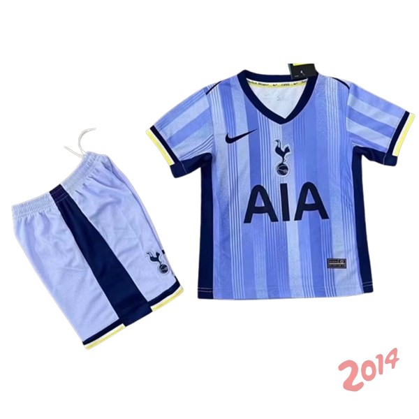 Camiseta Del Conjunto Completo Tottenham Hotspur Ninos Segunda 2024/2025 Purpura