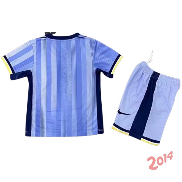 Camiseta Del Conjunto Completo Tottenham Hotspur Ninos Segunda 2024/2025 Purpura