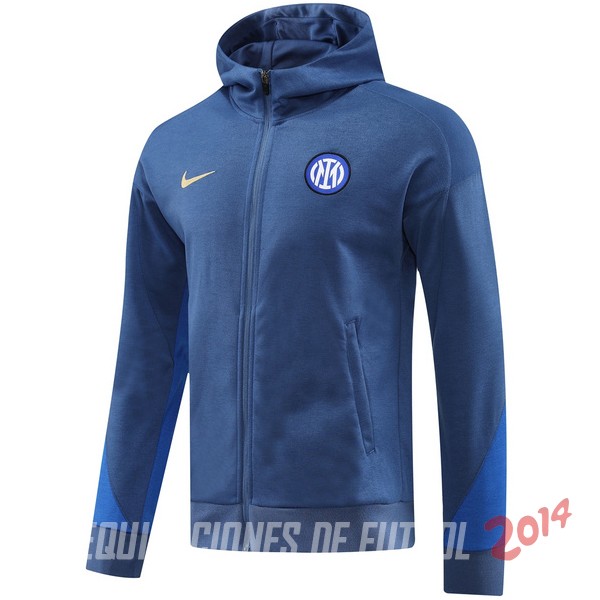 Chaqueta Con Capucha Inter Milan 2024/2025 Azul