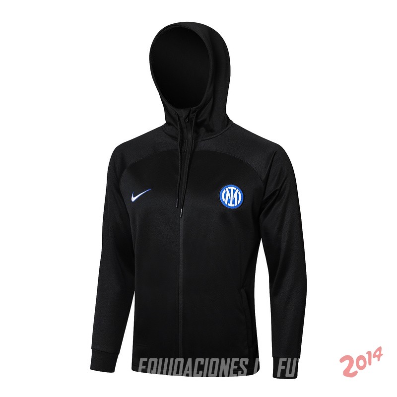 Chaqueta Con Capucha Inter Milan 2024/2025 Negro