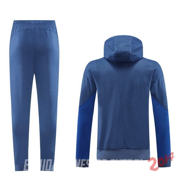 Conjunto Completo Chaqueta Con Capucha Inter Milan 2024/2025 Azul Claro