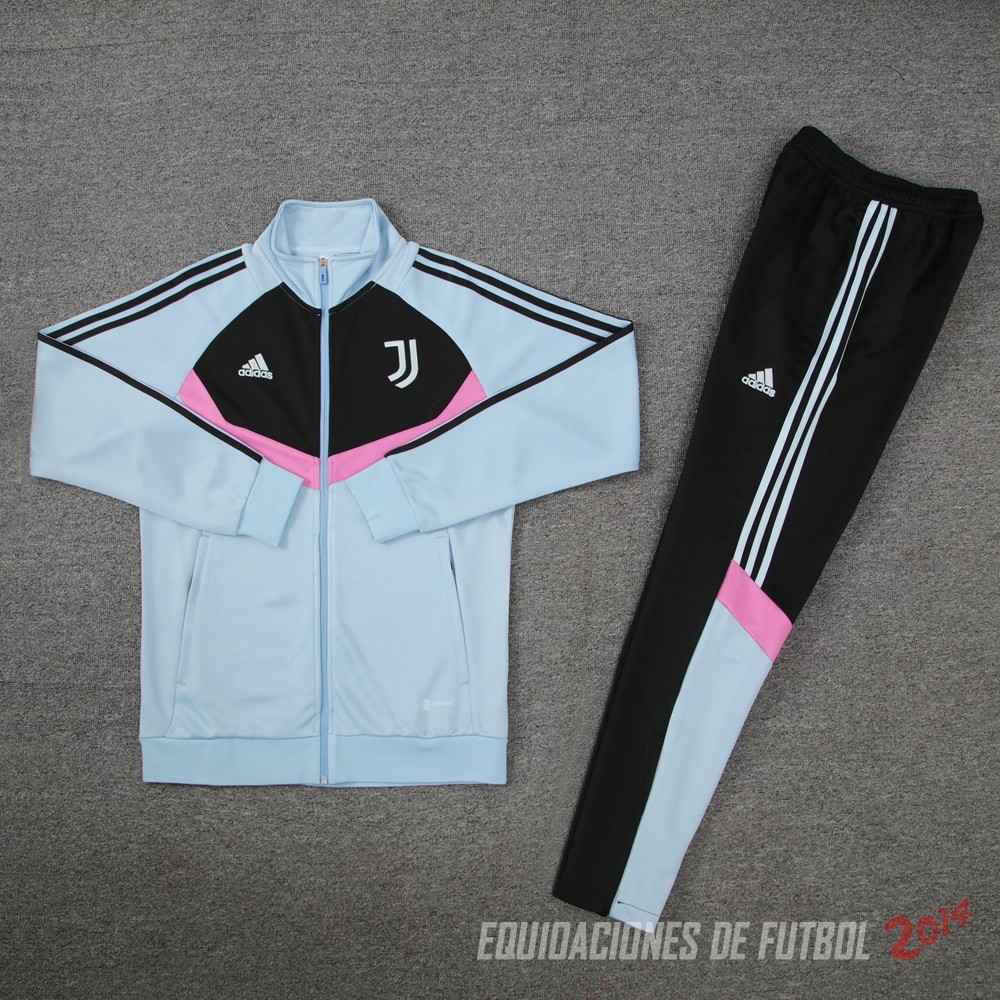 Conjunto Completo Ropa Deportiva Con Cremallera Larga Juventus 2024/2025 Gris Rosa