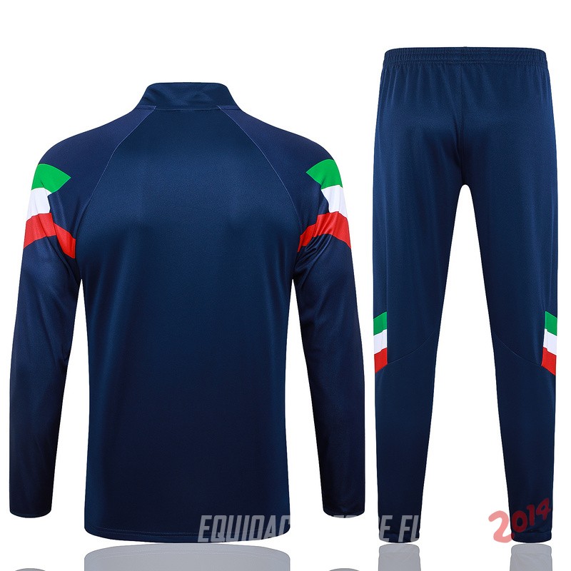 Conjunto Completo Sudadera Entrenamiento Italia 2024 Azul I Marino
