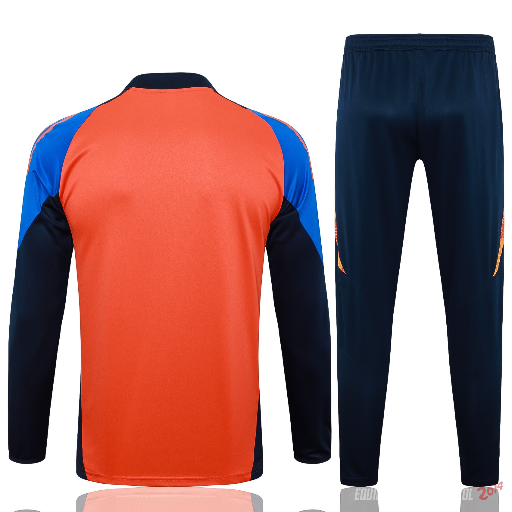 Conjunto Completo Sudadera Entrenamiento Juventus 2024/2025 Naranja Azul